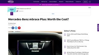 
                            13. Mercedes-Benz mbrace Plus: Worth the Cost? | News | Cars.com