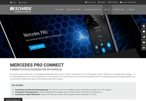 
                            7. Mercedes PRO connect - Autohaus SCHADE : Mercedes-Benz ...