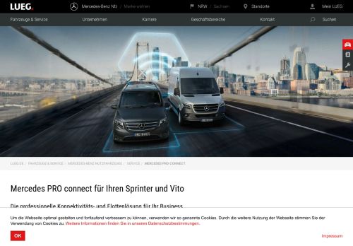
                            11. Mercedes PRO connect für Transporter - LUEG
