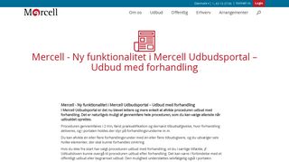 
                            5. Mercell - Ny funktionalitet i Mercell Udbudsportal – Udbud med ...