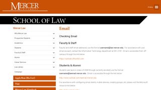 
                            9. Mercer law I E-mail - Mercer University