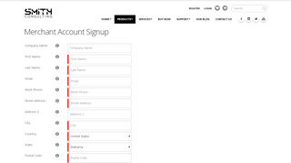 
                            3. Merchant Account Signup - Smith Consulting