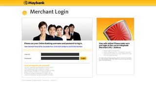 
                            8. Merchant Login