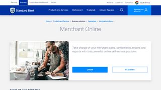 
                            2. Merchant Online self-service platform | Standard Bank
