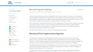 
                            2. Merchant Payment Gateway · CoinGate Cryptocurrency Payment API