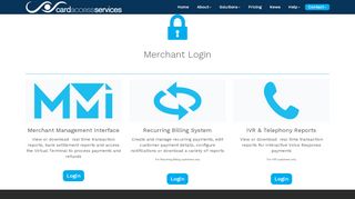 
                            11. Merchant Portal Login - Card Access Services