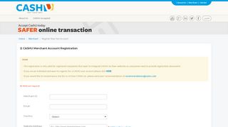 
                            11. Merchant Registration - CashU