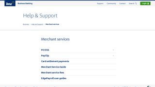 
                            2. Merchant services - Business Help and support - BNZ