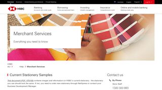 
                            2. Merchant Services - HSBC AU