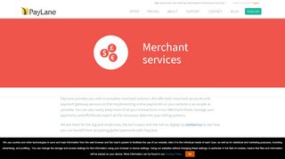 
                            2. Merchant services | PayLane