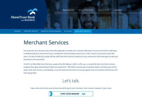 
                            10. Merchant Services | Powered by Vantiv | HomeTrust Bank