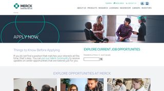 
                            5. Merck | Careers | Apply Now - Merck.com