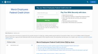 
                            10. Merck Employees Federal Credit Union: Login, Bill Pay, Customer ...