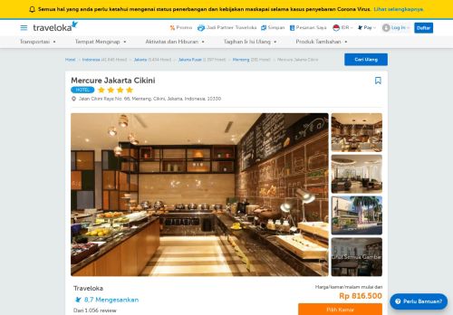 
                            7. Mercure Jakarta Cikini, Cikini, Jakarta Pusat - Traveloka