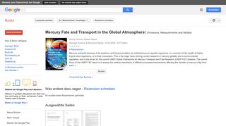 
                            5. Mercury Fate and Transport in the Global Atmosphere: Emissions, ...