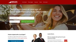 
                            4. Mercury Insurance: Auto, Home, Business Insurance & More