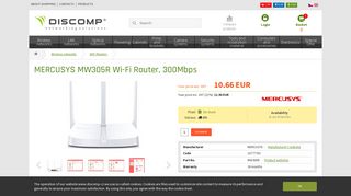 
                            6. MERCUSYS MW305R Wi-Fi Router, 300Mbps | Discomp - networking ...