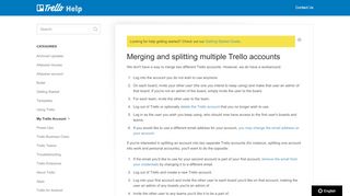 
                            2. Merging and splitting multiple Trello accounts - Trello Help