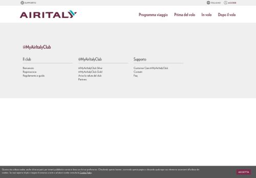 
                            5. Meridiana Club - Air Italy