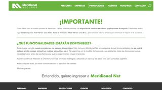 
                            5. MeridionalNet - Meridional Seguros