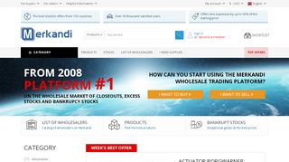 
                            10. merkandi.us: Wholesale, closeouts and liquidations, overstock ...