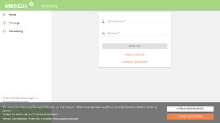 
                            5. MERKUR - Anmeldung - Merkur Portal