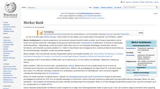 
                            12. Merkur Bank - Wikipedia, den frie encyklopædi