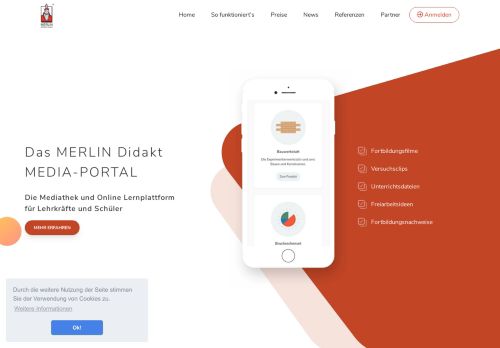 
                            2. MERLIN Didakt Media-Portal - Home