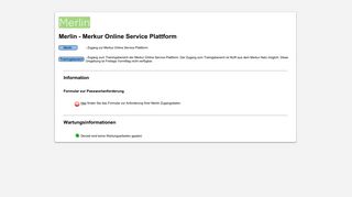
                            4. Merlin - Merkur Online Service Portal