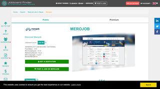 
                            13. Merojob : Find jobs in Nepal | Merojob | Jobboard Finder