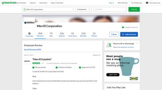 
                            6. Merrill Corporation - Merrill DataSite | Glassdoor