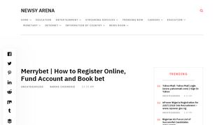 
                            13. Merrybet | How to Register Online, Fund Account and Book bet ...