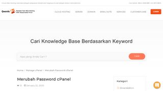 
                            10. Merubah Password cPanel | Qwords.com Manual Knowledge Base