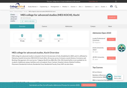 
                            13. MES college for advanced studies (MES KOCHI), Kochi - 2019 ...