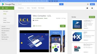 
                            6. Mes Comptes - LCL - Apps on Google Play