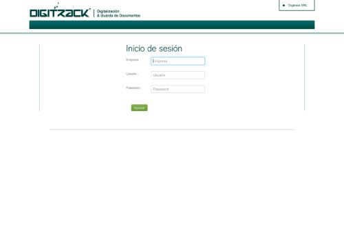 
                            2. Mesa de ayuda :: Login - Digitrack