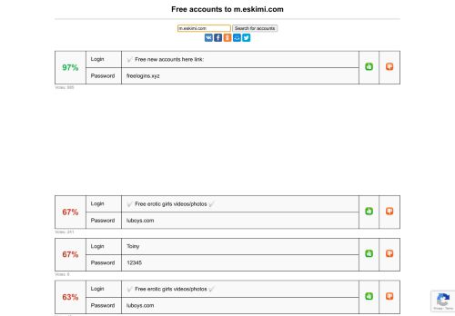 
                            10. m.eskimi.com - free accounts, logins and passwords