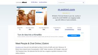 
                            10. M.eskimi.com website. Meet People & Chat Online | Eskimi.