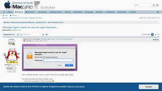 
                            5. Message Agent wants to use the login keychain... - iMaccanici ...