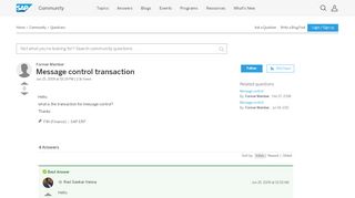 
                            12. Message control transaction - archive SAP