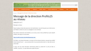 
                            11. Message de la direction Profits25 au réseau :: Profits25-com-antilles