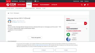 
                            2. Message d'erreur 535 5.7.0 - Comment Ça Marche