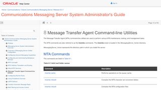 
                            12. Message Transfer Agent Command-line Utilities - Oracle Docs