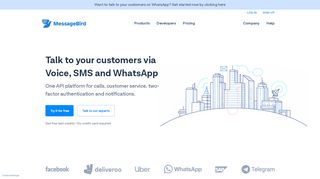 
                            12. MessageBird | Reach 7 billion phones in seconds via SMS, Voice ...