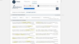 
                            12. messagerie webmail - Traduction en allemand – Dictionnaire Linguee