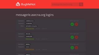 
                            1. messagerie.asecna.org passwords - BugMeNot