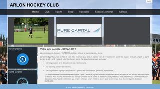 
                            12. Messages et Présences via Twizzit - Arlon Hockey Club