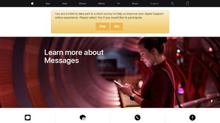 
                            1. Messages for iPhone, iPad, Apple Watch, and Mac - Official Apple ...