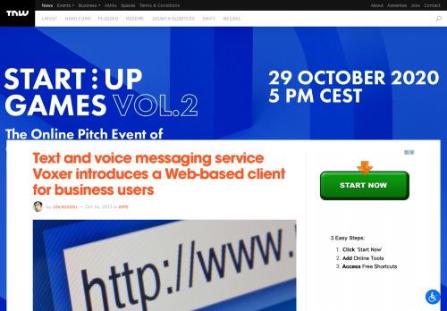 
                            5. Messaging Service Voxer Introduces Web App - TNW
