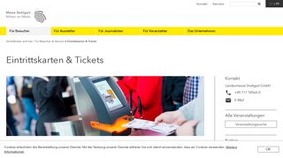 
                            1. Messe Stuttgart - Eintrittskarten & Tickets | Messe Stuttgart